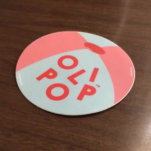 Olipop beach ball sticker